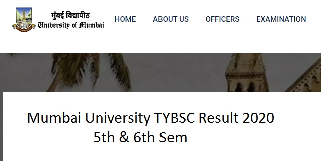 Mumbai University TYBSC Result 2020 5th 6th Sem