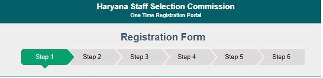 Haryana One Time Registration Portal Process
