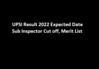 UPSI Result 2022 Expected Date UPPRPB Sub Inspector Cut off, Merit List यूपी पुलिस एसआई का रिजल्ट कब तक आएगा
